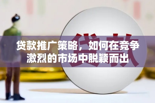 芦竹贷款推广策略，如何在竞争激烈的市场中脱颖而出