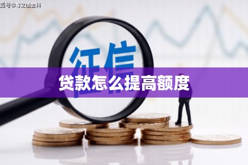 芦竹贷款怎么提高额度