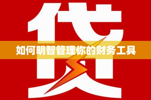 芦竹如何明智管理你的财务工具