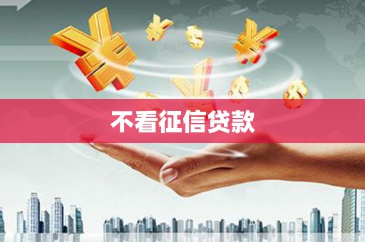 芦竹不看征信贷款