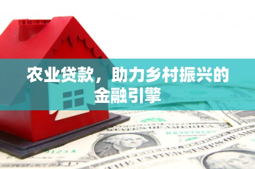 芦竹农业贷款，助力乡村振兴的金融引擎