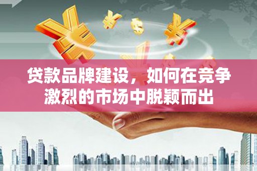 芦竹贷款品牌建设，如何在竞争激烈的市场中脱颖而出
