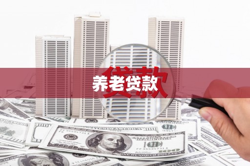 芦竹养老贷款
