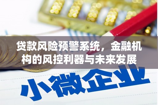 芦竹贷款风险预警系统，金融机构的风控利器与未来发展