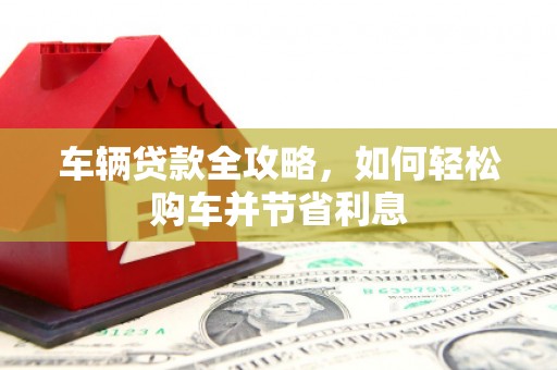 芦竹车辆贷款全攻略，如何轻松购车并节省利息