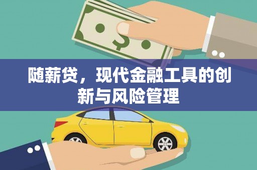 芦竹随薪贷，现代金融工具的创新与风险管理