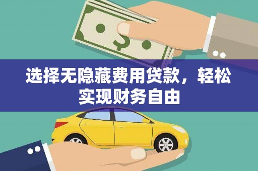 芦竹选择无隐藏费用贷款，轻松实现财务自由