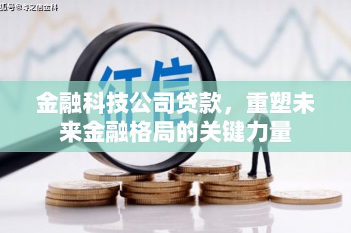芦竹金融科技公司贷款，重塑未来金融格局的关键力量