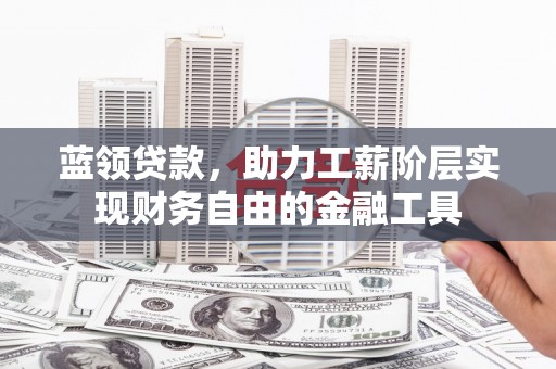 芦竹蓝领贷款，助力工薪阶层实现财务自由的金融工具