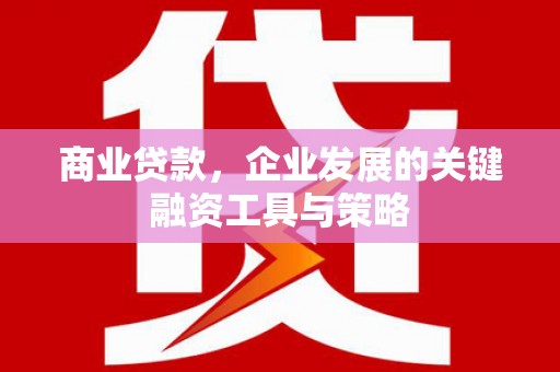 芦竹商业贷款，企业发展的关键融资工具与策略