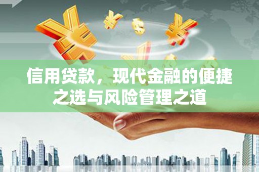 芦竹信用贷款，现代金融的便捷之选与风险管理之道