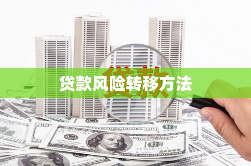 芦竹贷款风险转移方法