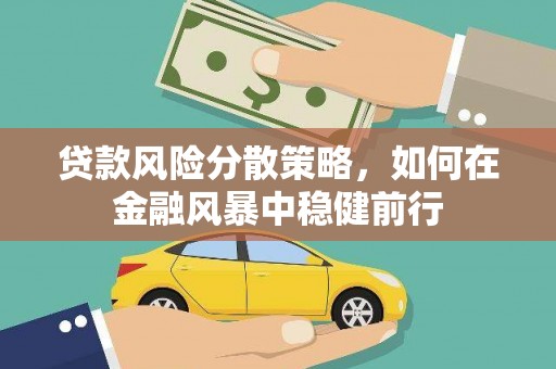 芦竹贷款风险分散策略，如何在金融风暴中稳健前行