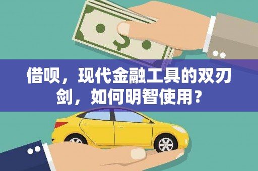 芦竹借呗，现代金融工具的双刃剑，如何明智使用？