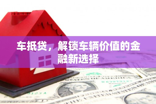 芦竹车抵贷，解锁车辆价值的金融新选择