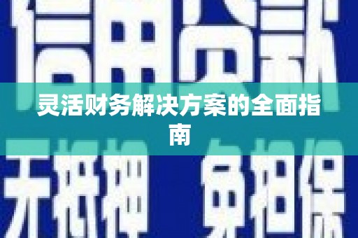 芦竹灵活财务解决方案的全面指南