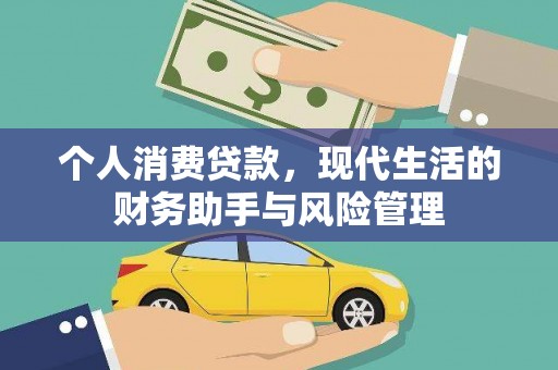 芦竹个人消费贷款，现代生活的财务助手与风险管理