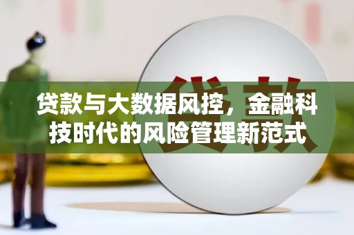 芦竹贷款与大数据风控，金融科技时代的风险管理新范式