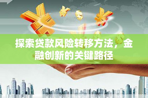 芦竹探索贷款风险转移方法，金融创新的关键路径