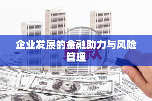 芦竹企业发展的金融助力与风险管理