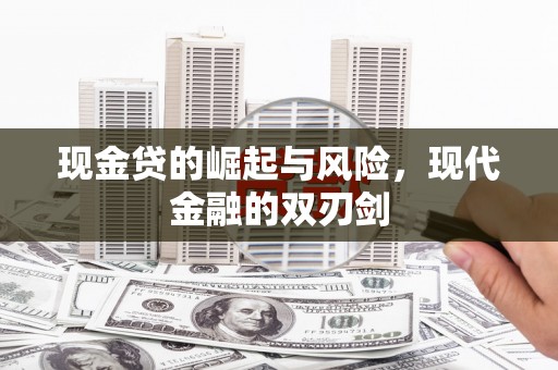 芦竹现金贷的崛起与风险，现代金融的双刃剑