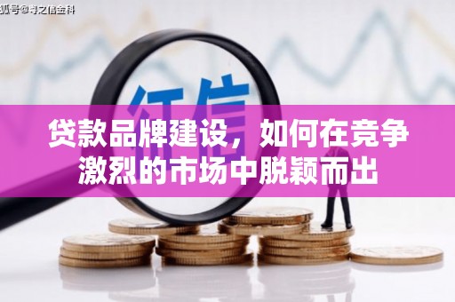 芦竹贷款品牌建设，如何在竞争激烈的市场中脱颖而出