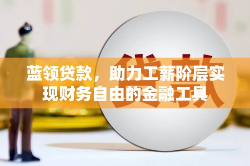 芦竹蓝领贷款，助力工薪阶层实现财务自由的金融工具