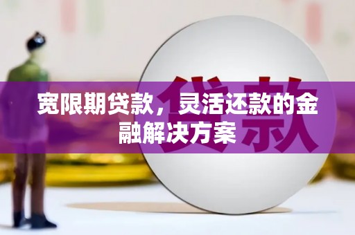 芦竹宽限期贷款，灵活还款的金融解决方案