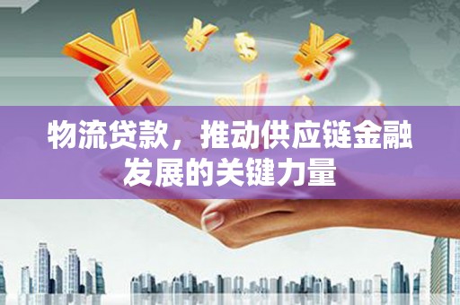 芦竹物流贷款，推动供应链金融发展的关键力量