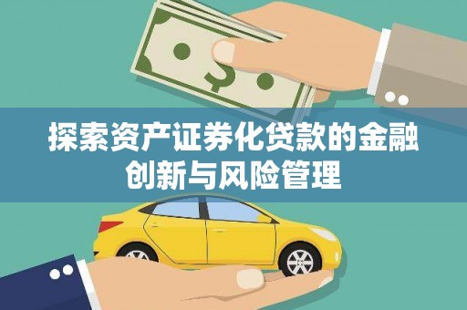 芦竹探索资产证券化贷款的金融创新与风险管理