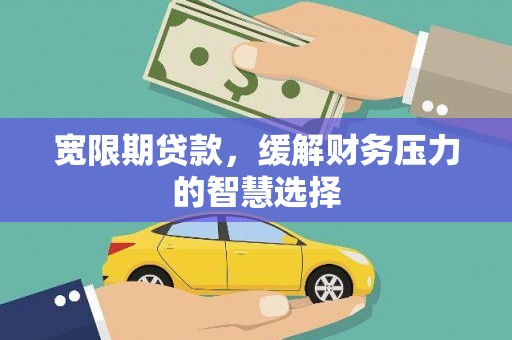 芦竹宽限期贷款，缓解财务压力的智慧选择