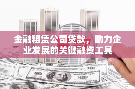 芦竹金融租赁公司贷款，助力企业发展的关键融资工具