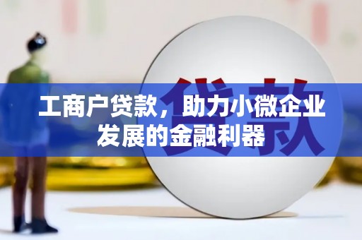芦竹工商户贷款，助力小微企业发展的金融利器
