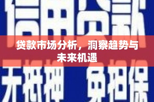 芦竹贷款市场分析，洞察趋势与未来机遇