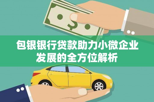 芦竹包银银行贷款助力小微企业发展的全方位解析