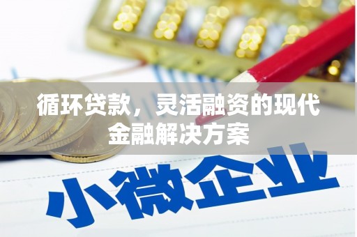 芦竹循环贷款，灵活融资的现代金融解决方案