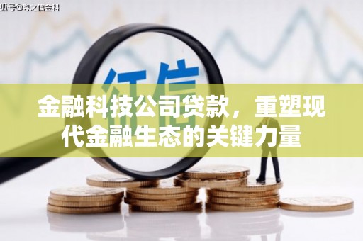 芦竹金融科技公司贷款，重塑现代金融生态的关键力量