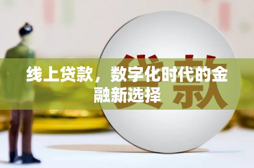 芦竹线上贷款，数字化时代的金融新选择