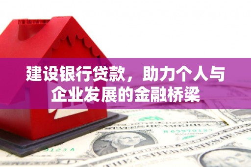 芦竹建设银行贷款，助力个人与企业发展的金融桥梁