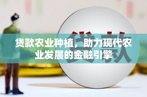芦竹贷款农业种植，助力现代农业发展的金融引擎