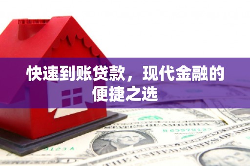 芦竹快速到账贷款，现代金融的便捷之选