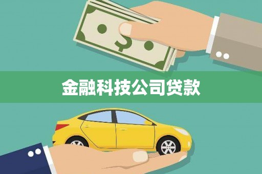 芦竹金融科技公司贷款