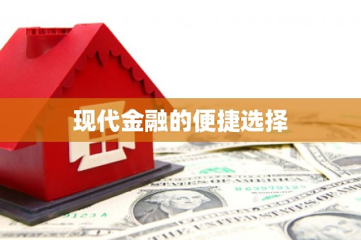 芦竹现代金融的便捷选择