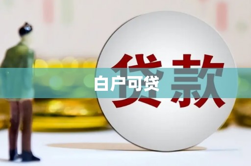 芦竹白户可贷