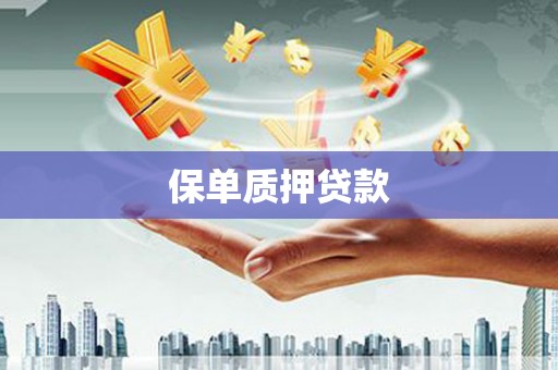 芦竹保单质押贷款