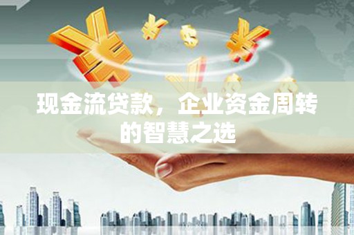 芦竹现金流贷款，企业资金周转的智慧之选