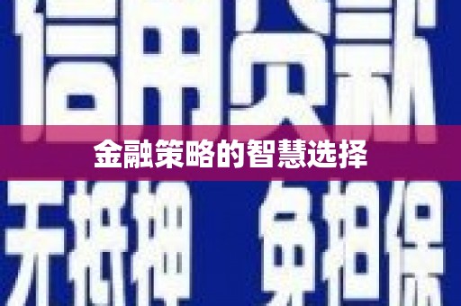 芦竹金融策略的智慧选择