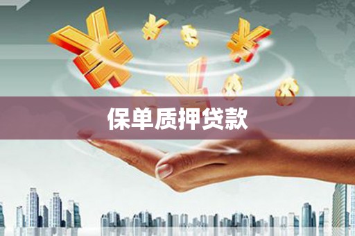 芦竹保单质押贷款