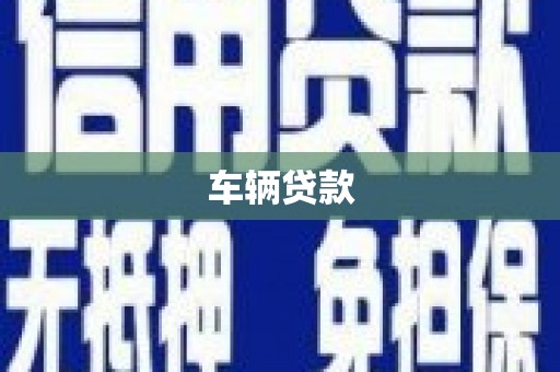 芦竹车辆贷款